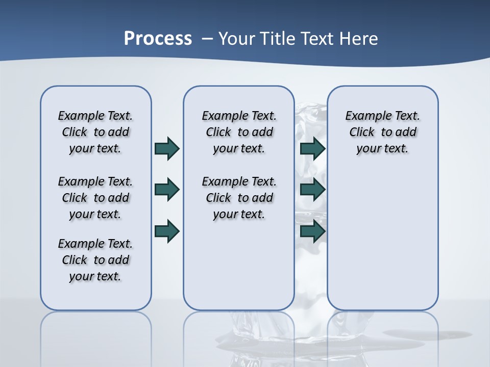Transparent Refresh Cold PowerPoint Template