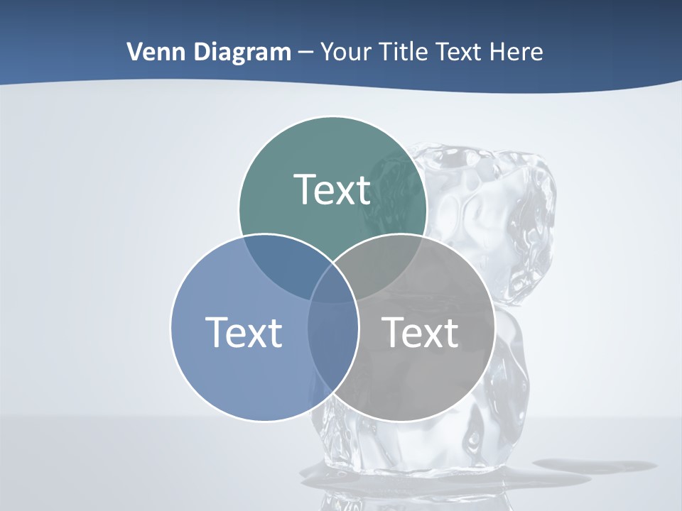 Transparent Refresh Cold PowerPoint Template