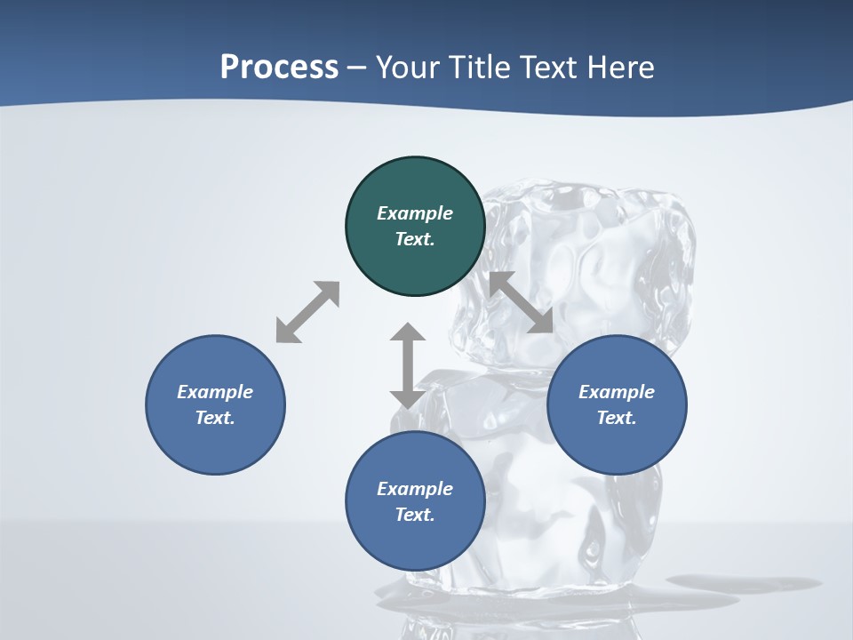 Transparent Refresh Cold PowerPoint Template