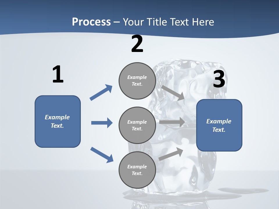 Transparent Refresh Cold PowerPoint Template