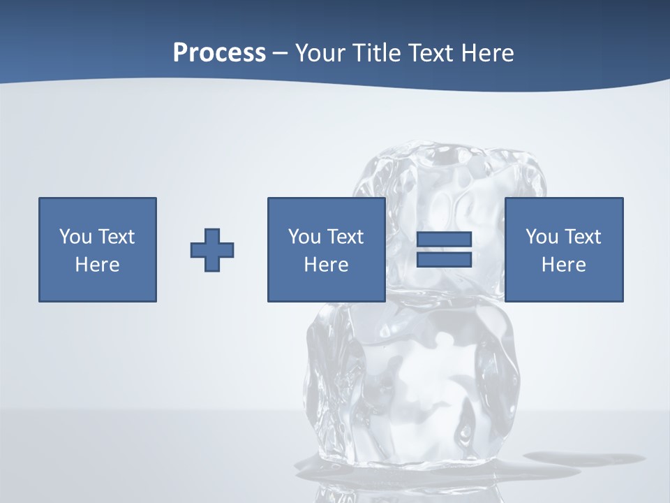 Transparent Refresh Cold PowerPoint Template
