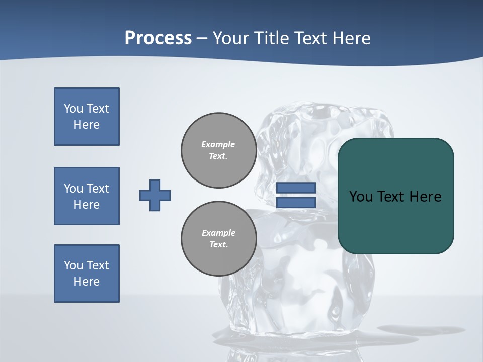 Transparent Refresh Cold PowerPoint Template