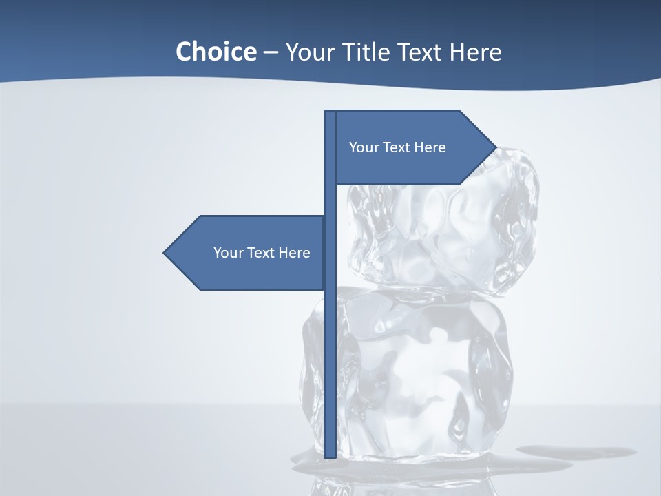 Transparent Refresh Cold PowerPoint Template