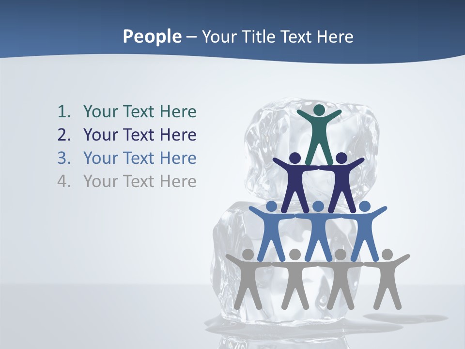 Transparent Refresh Cold PowerPoint Template