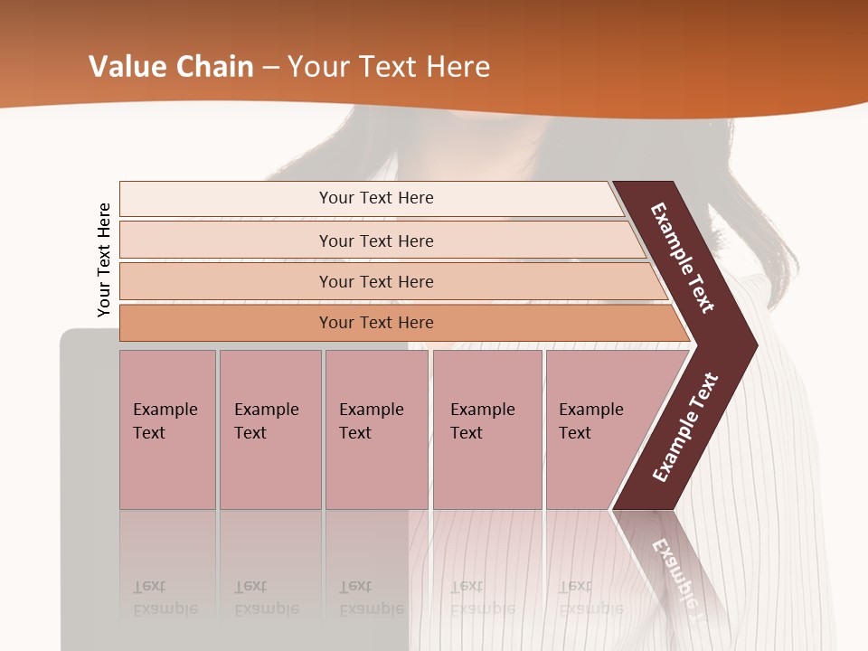 Isolated Lovely Smiling PowerPoint Template