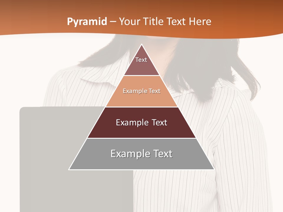 Isolated Lovely Smiling PowerPoint Template