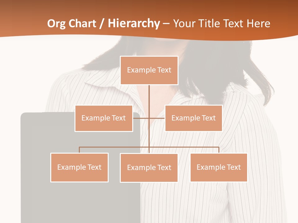 Isolated Lovely Smiling PowerPoint Template