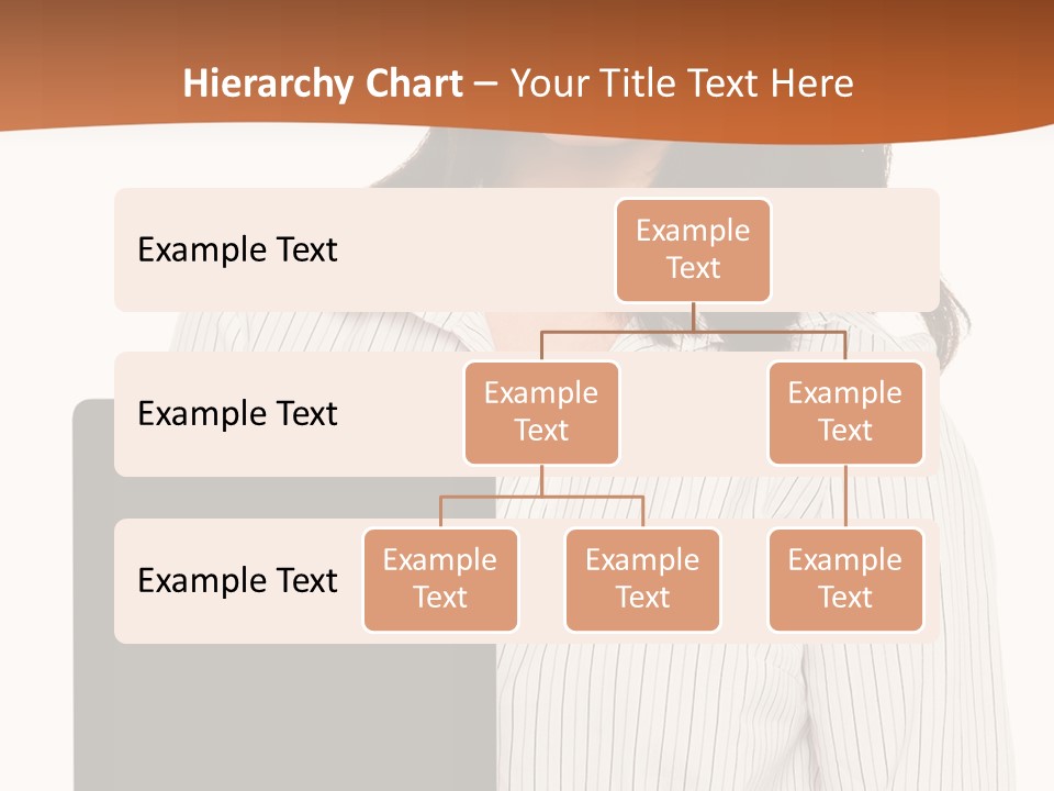 Isolated Lovely Smiling PowerPoint Template