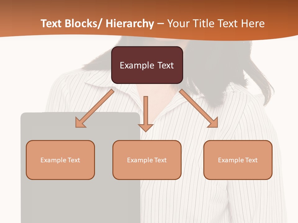 Isolated Lovely Smiling PowerPoint Template