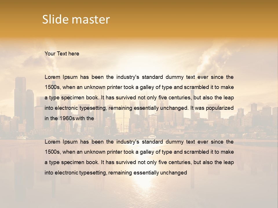 Moody Concept Global PowerPoint Template