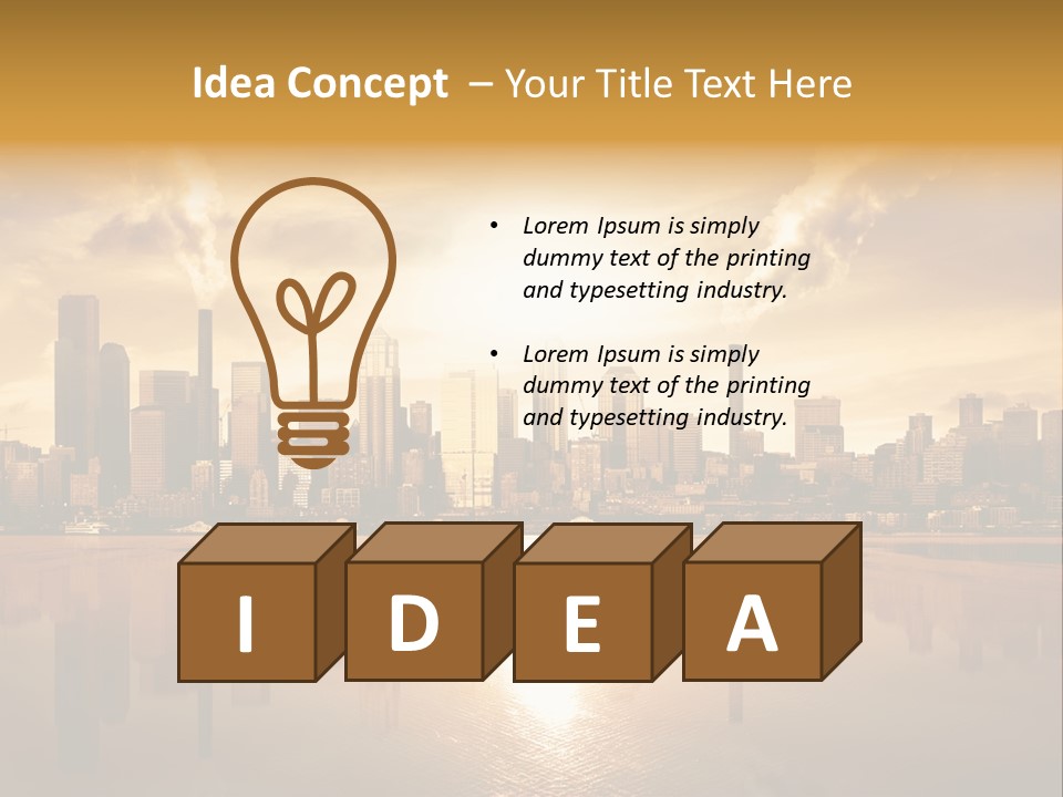 Moody Concept Global PowerPoint Template