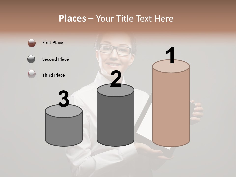E Reader Executive Reader PowerPoint Template