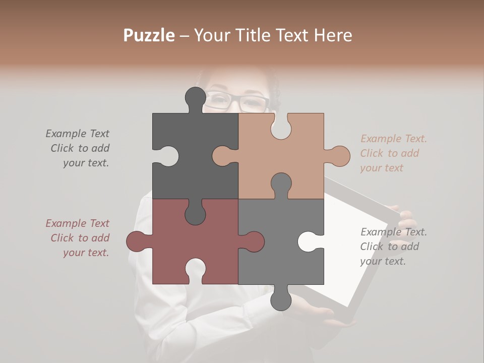 E Reader Executive Reader PowerPoint Template