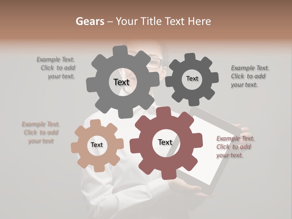 E Reader Executive Reader PowerPoint Template