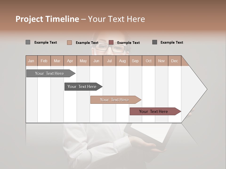 E Reader Executive Reader PowerPoint Template