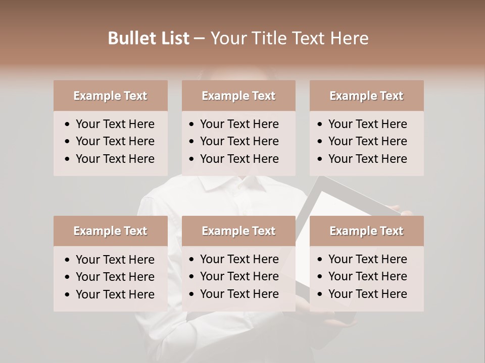 E Reader Executive Reader PowerPoint Template
