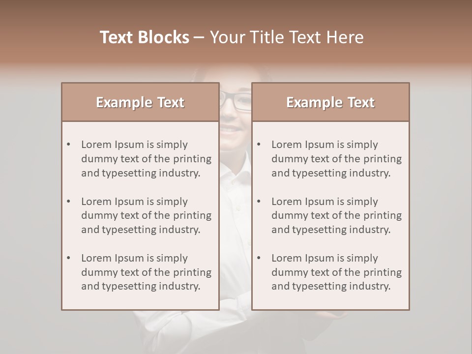 E Reader Executive Reader PowerPoint Template