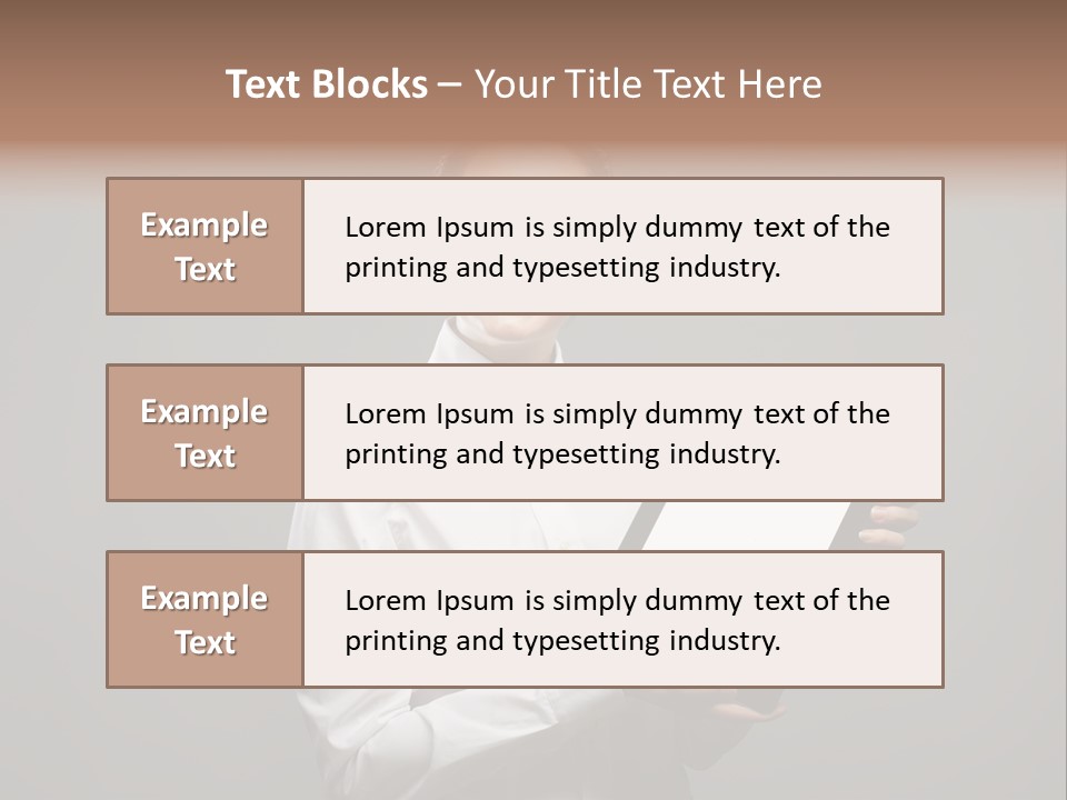 E Reader Executive Reader PowerPoint Template