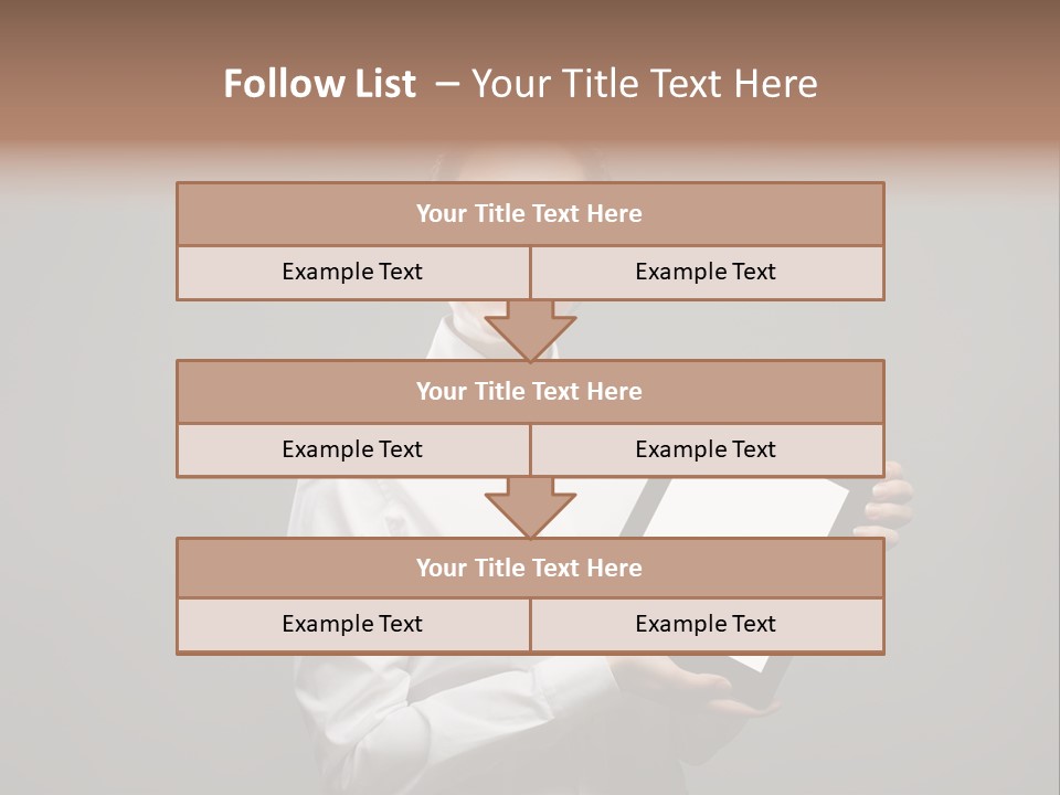 E Reader Executive Reader PowerPoint Template