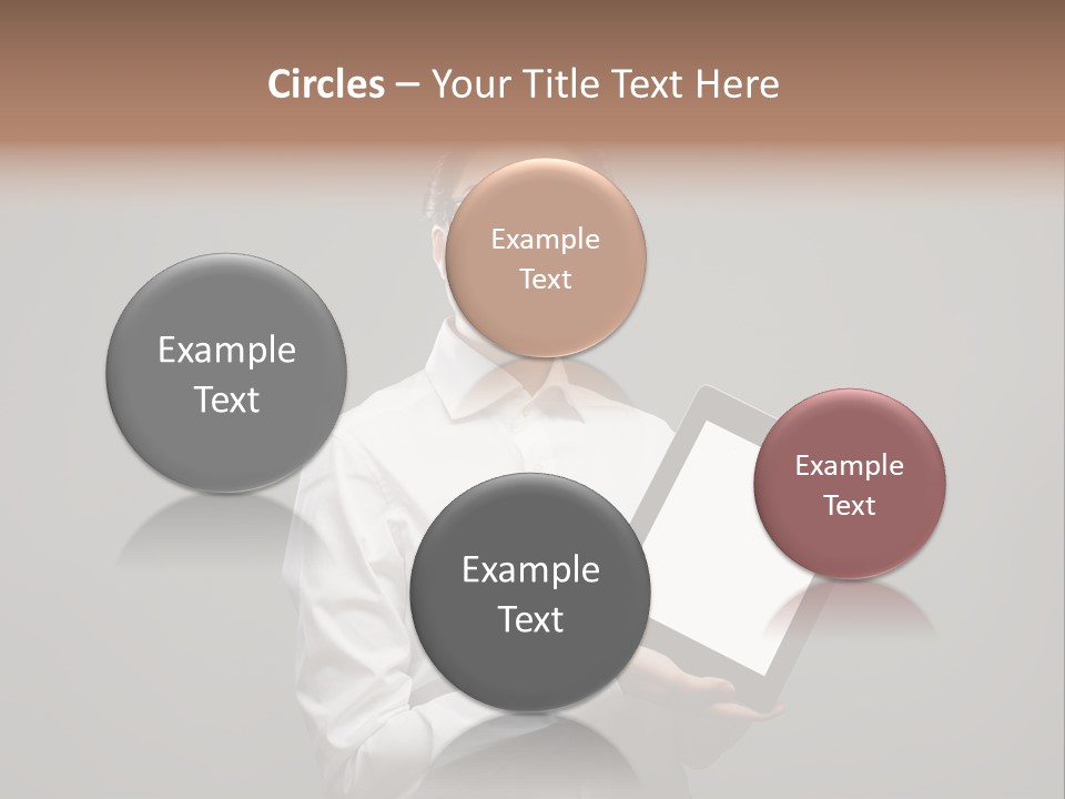 E Reader Executive Reader PowerPoint Template