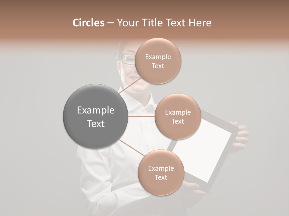 E Reader Executive Reader PowerPoint Template