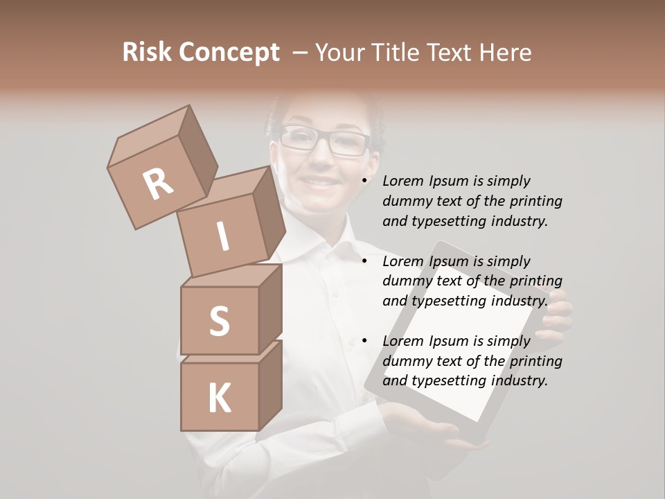 E Reader Executive Reader PowerPoint Template