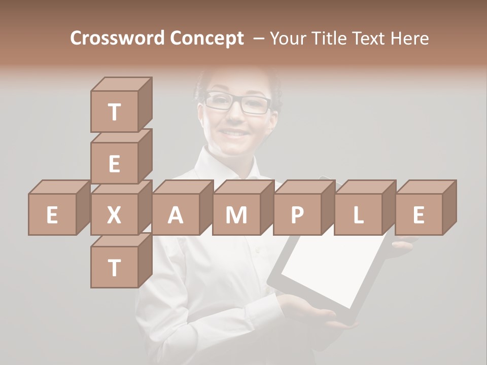E Reader Executive Reader PowerPoint Template