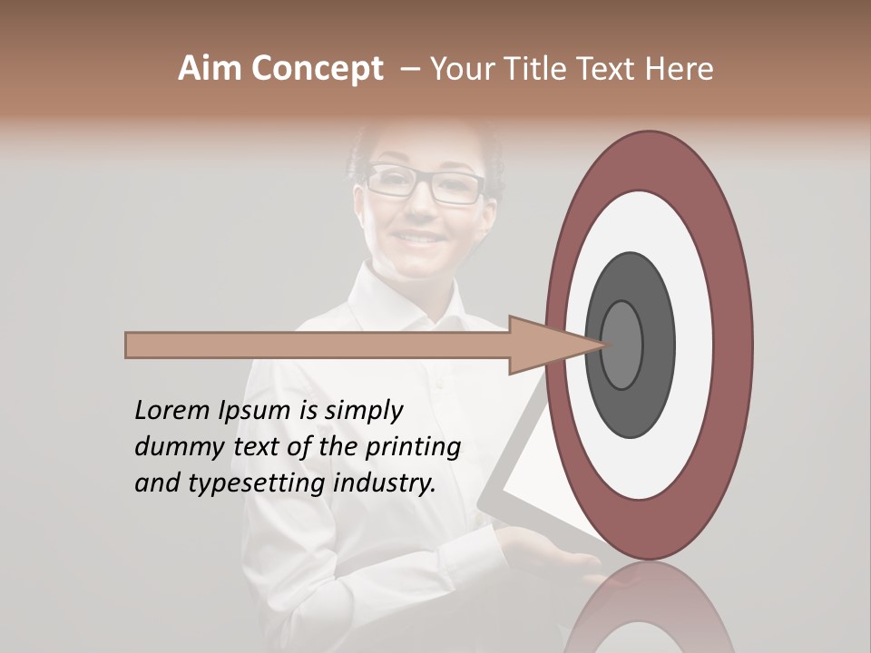 E Reader Executive Reader PowerPoint Template