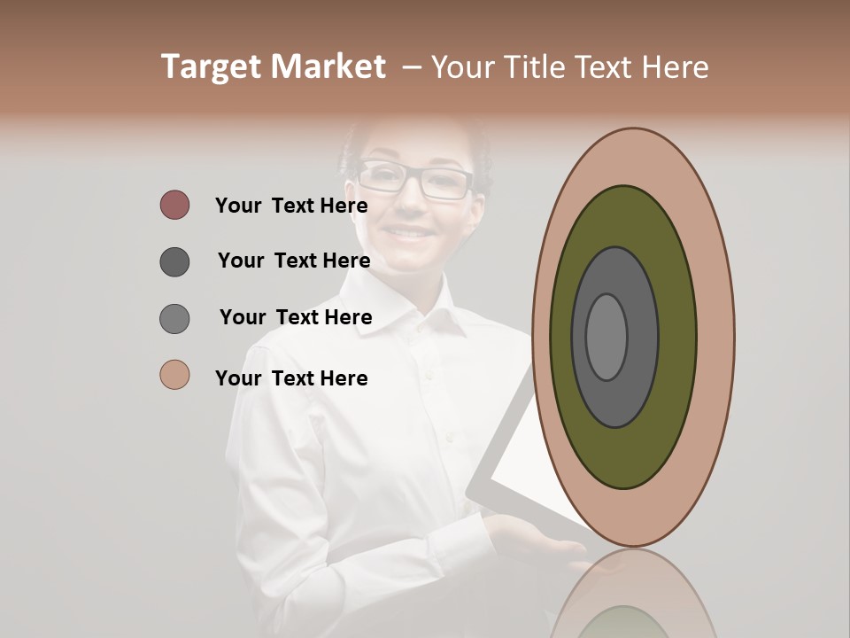 E Reader Executive Reader PowerPoint Template