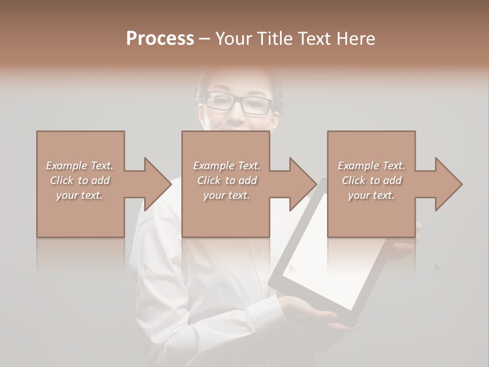 E Reader Executive Reader PowerPoint Template