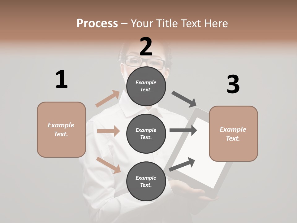 E Reader Executive Reader PowerPoint Template
