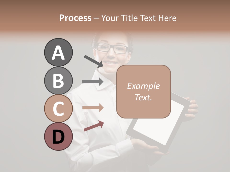 E Reader Executive Reader PowerPoint Template