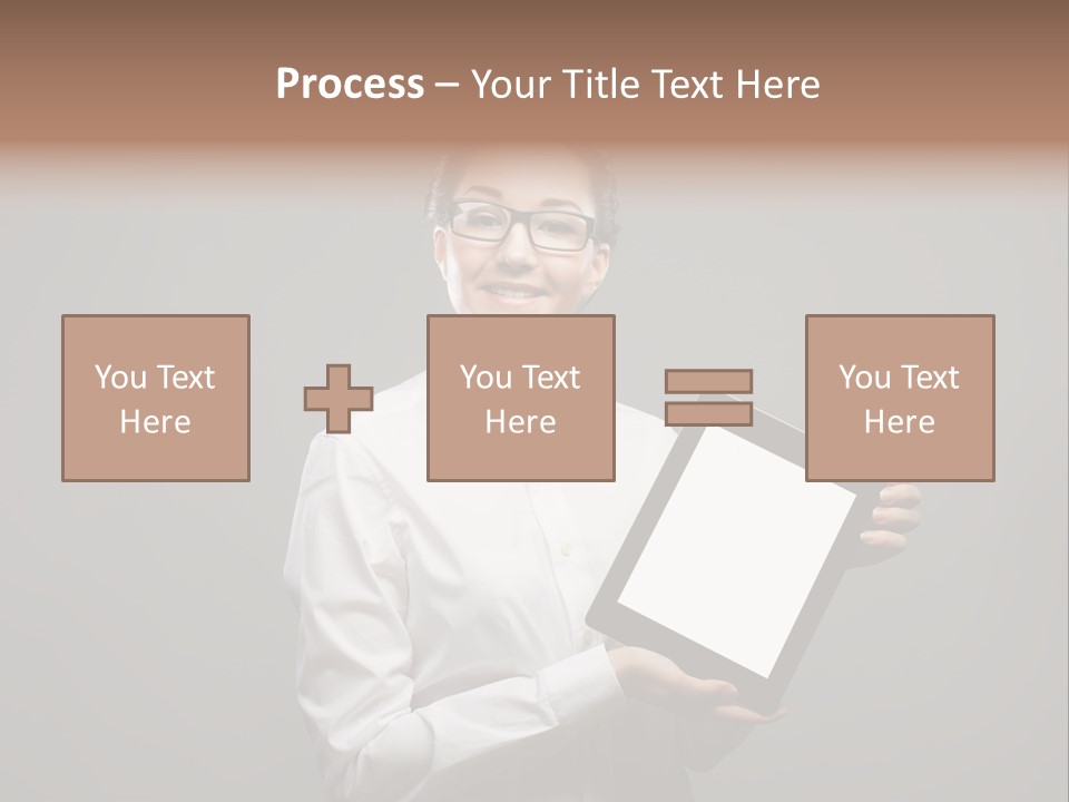 E Reader Executive Reader PowerPoint Template