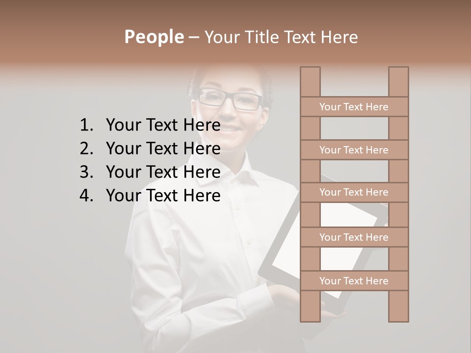E Reader Executive Reader PowerPoint Template