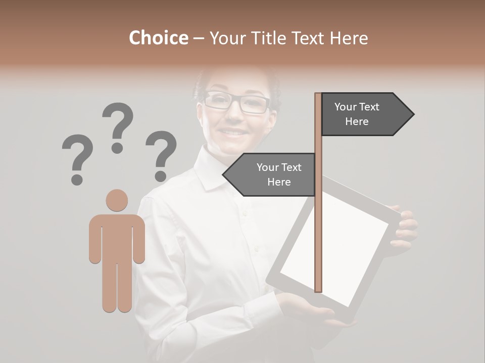 E Reader Executive Reader PowerPoint Template