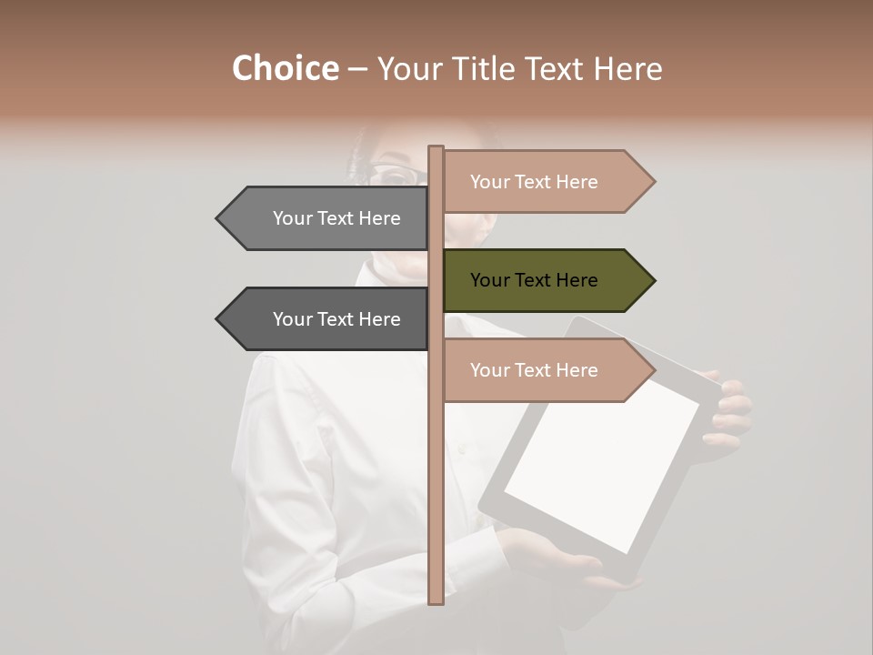 E Reader Executive Reader PowerPoint Template