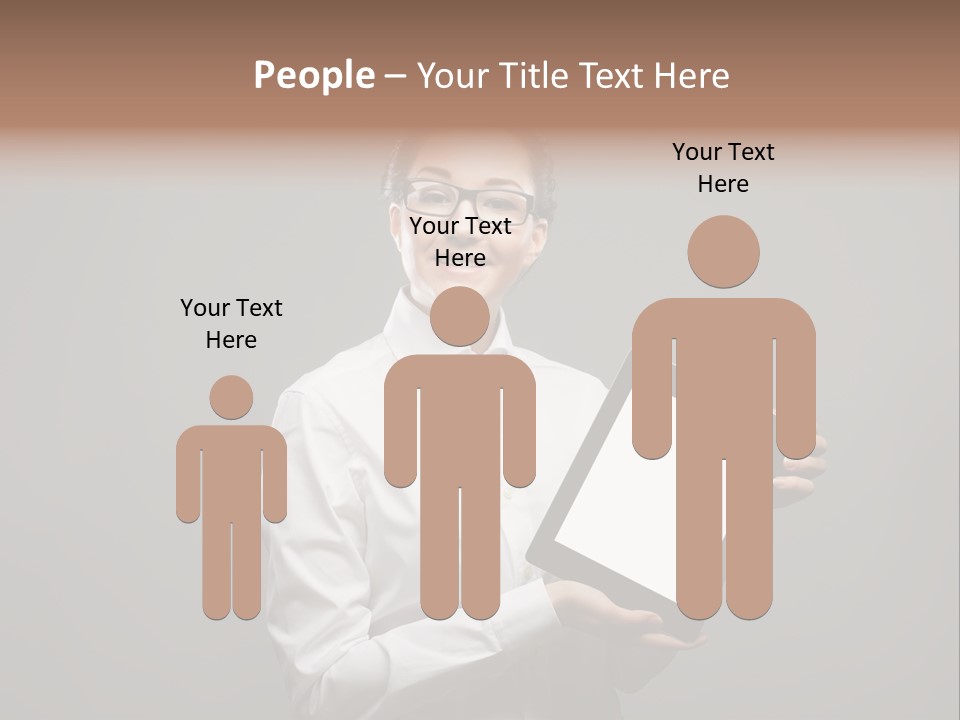 E Reader Executive Reader PowerPoint Template