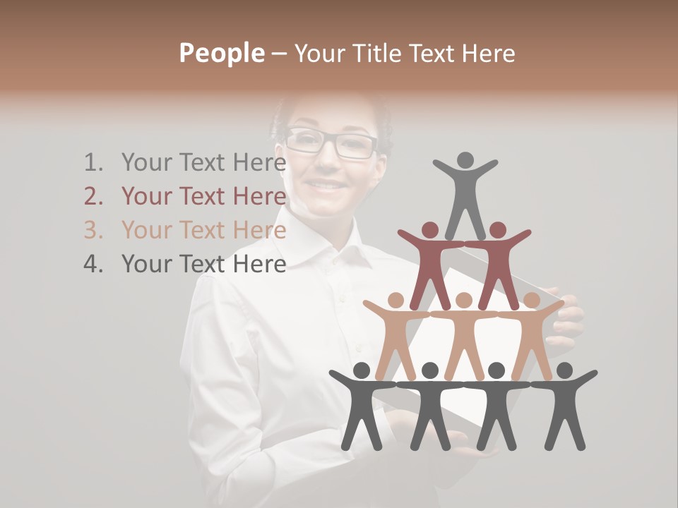 E Reader Executive Reader PowerPoint Template
