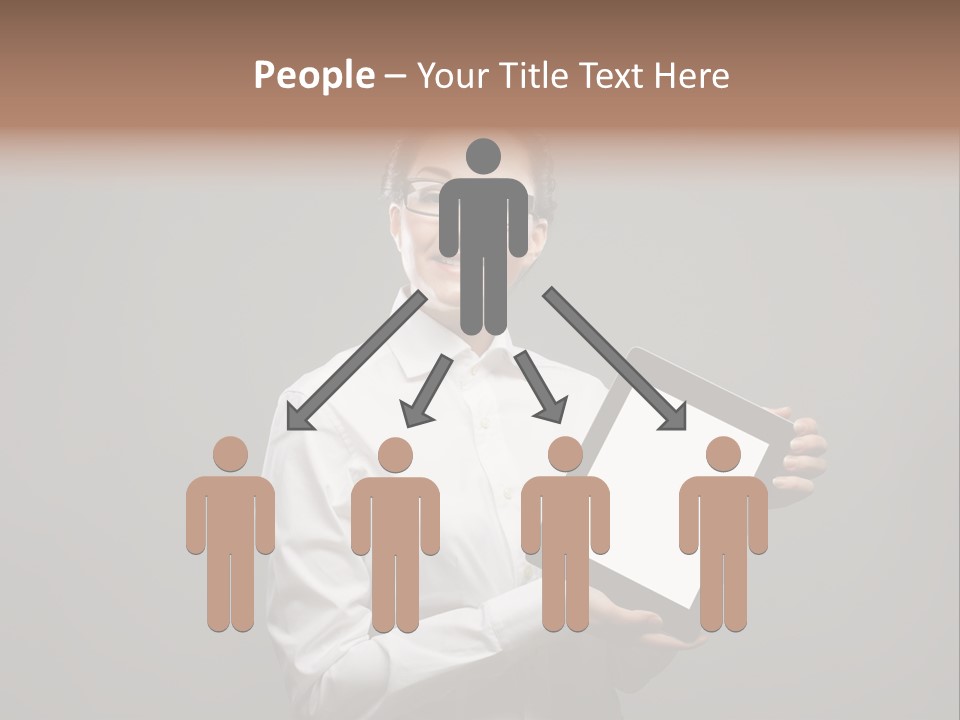 E Reader Executive Reader PowerPoint Template