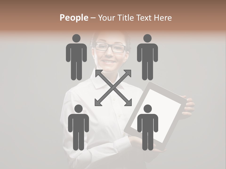 E Reader Executive Reader PowerPoint Template