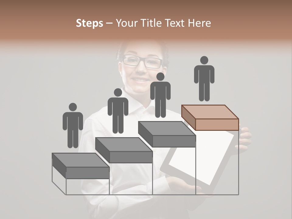 E Reader Executive Reader PowerPoint Template