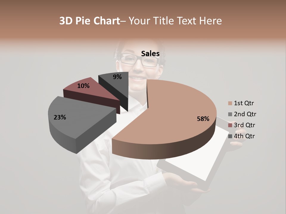 E Reader Executive Reader PowerPoint Template