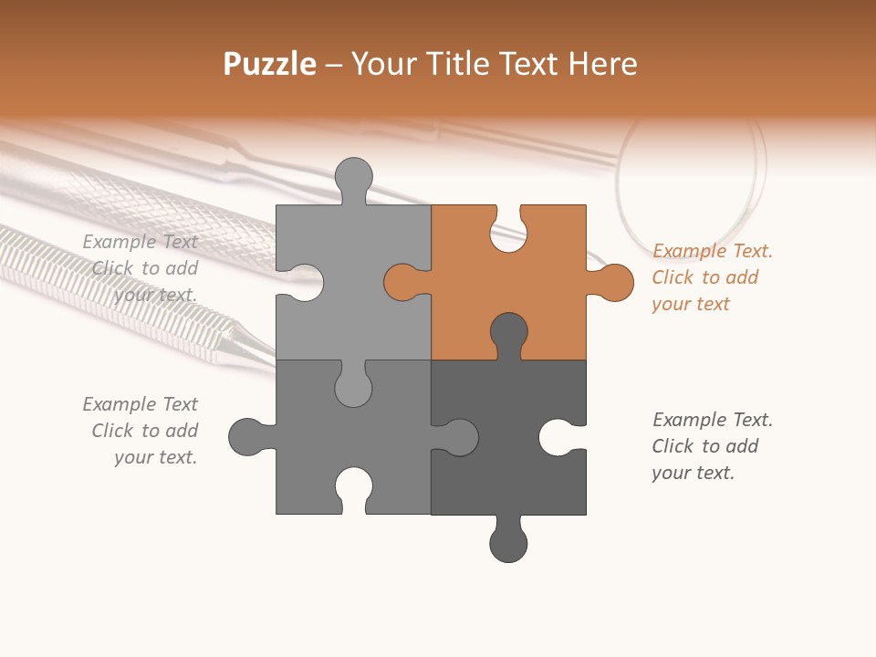 Isolated Stomatologic Dentures PowerPoint Template