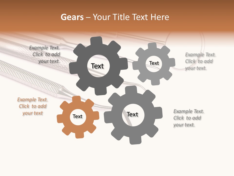 Isolated Stomatologic Dentures PowerPoint Template