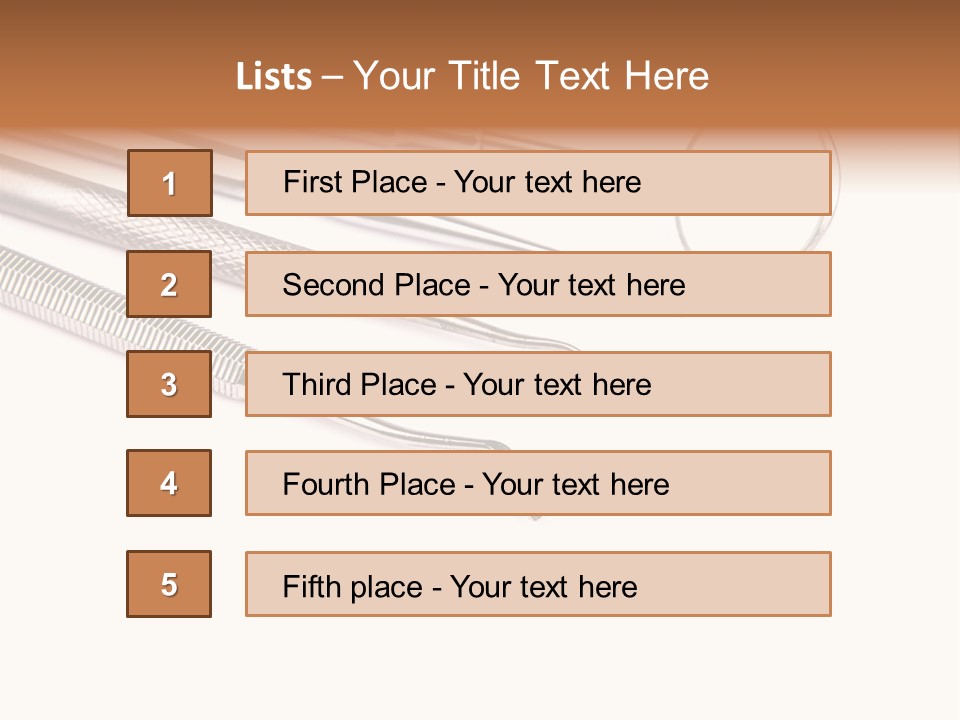Isolated Stomatologic Dentures PowerPoint Template