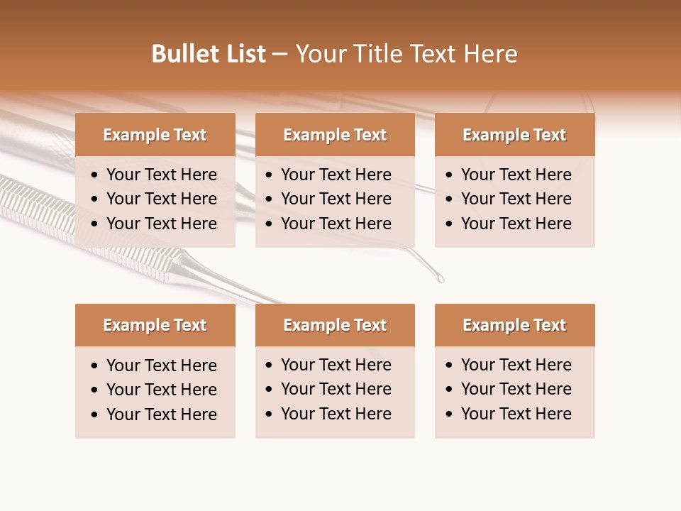 Isolated Stomatologic Dentures PowerPoint Template
