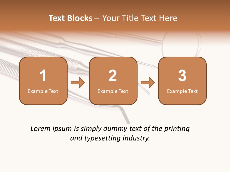 Isolated Stomatologic Dentures PowerPoint Template