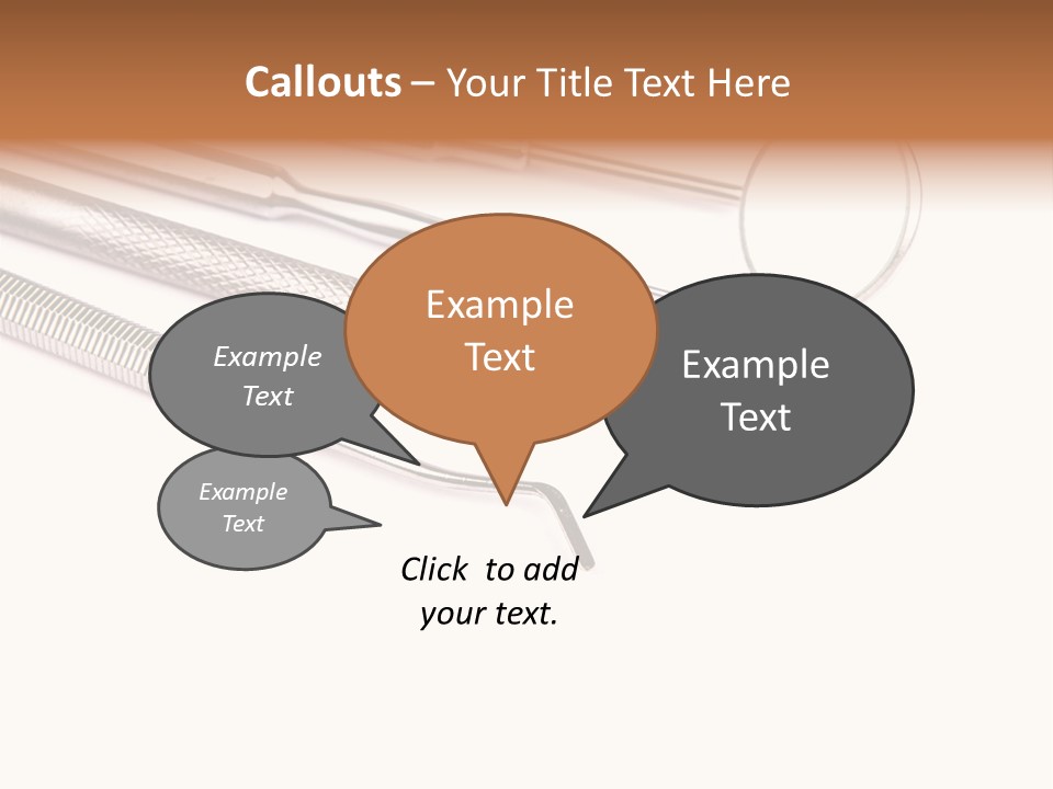 Isolated Stomatologic Dentures PowerPoint Template