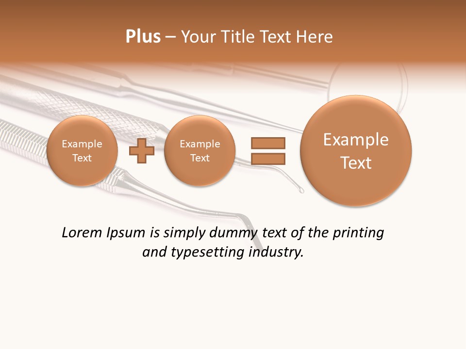 Isolated Stomatologic Dentures PowerPoint Template