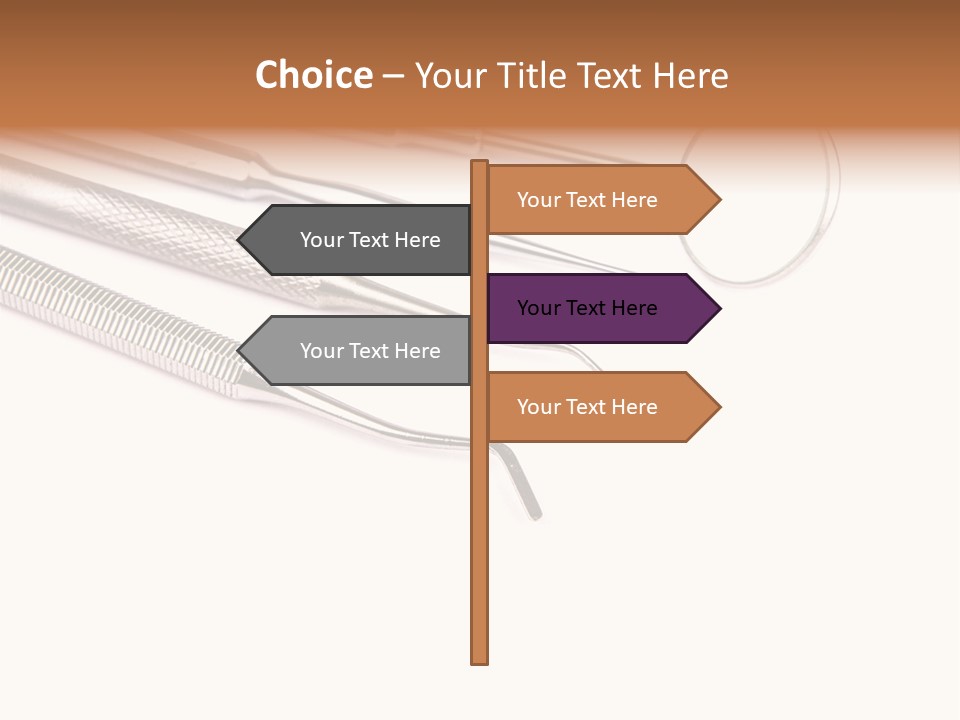 Isolated Stomatologic Dentures PowerPoint Template